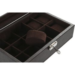 Smyckeskrin Home ESPRIT Brun Mrkbrun Polyuretan 25 x 16 x 8,5 c