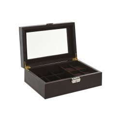 Smyckeskrin Home ESPRIT Brun Mrkbrun Polyuretan 25 x 16 x 8,5 c