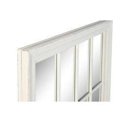 Vggspegel Home ESPRIT Vit Fnster 68 x 4 x 128 cm