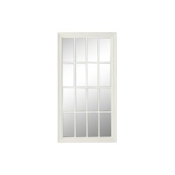 Vggspegel Home ESPRIT Vit Fnster 68 x 4 x 128 cm