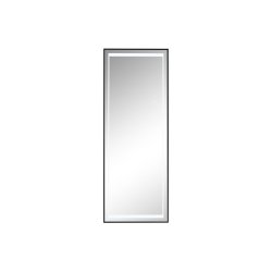 Garderobsspeglar Home ESPRIT Svart Aluminium 50 x 2 x 150 cm
