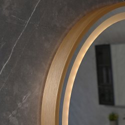 Garderobsspeglar Home ESPRIT Svart Aluminium 60 x 0,5 x 165 cm