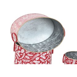 Juldekorationer Home ESPRIT Rd Grn Jul 28,5 x 19,5 x 24 cm (3