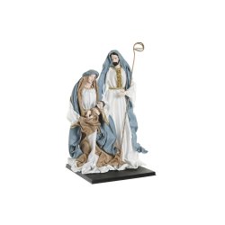 Julkrubba-set Home ESPRIT Bl Vit 27 x 24 x 40 cm