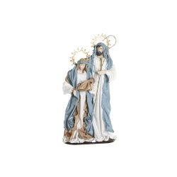 Julkrubba-set Home ESPRIT Bl Vit 48 x 28 x 90 cm