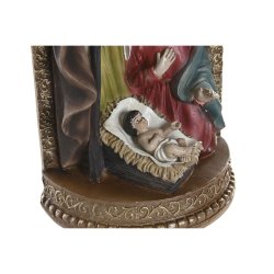 Julkrubba-set Home ESPRIT Multicolour Harts 11 x 10,5 x 22,5 cm