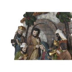 Julkrubba-set Home ESPRIT Multicolour Harts 21 x 6 x 19 cm