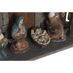 Julkrubba-set Home ESPRIT Multicolour Harts
