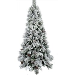 Julgran Home ESPRIT Vit PVC Snfall