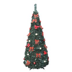 Julgran Home ESPRIT Rd Grn PVC