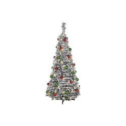 Julgran Home ESPRIT Grn PVC Snfall