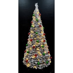 Julgran Home ESPRIT Grn PVC Snfall