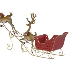Julgranskula Home ESPRIT Rd Gyllene Ren 86 X 14,5 X 57 CM