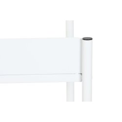 Bokhylla Home ESPRIT Vit Metall 120 x 30 x 76 cm