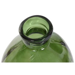 Vas Home ESPRIT Grn tervunnet glas 34 x 34 x 73 cm