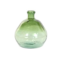 Vas Home ESPRIT Grn tervunnet glas 45 x 45 x 47,5 cm
