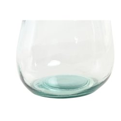 Vas Home ESPRIT Transparent tervunnet glas 22 x 22 x 51 cm