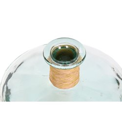 Vas Home ESPRIT Transparent Rusar tervunnet glas Naturell 35 x
