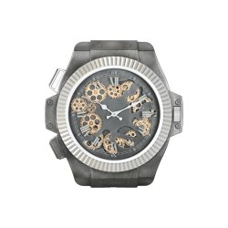 Vggklocka Home ESPRIT Svart Silvrig Jrn