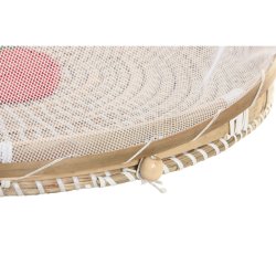 Plattbekldnad Home ESPRIT Naturliga fibrer 40 x 40 x 24 cm