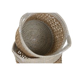 Korg - set Home ESPRIT Vit Naturell Papper Sjgrs (2 Delar)