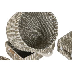 Korg - set Home ESPRIT Vit Naturell Sjgrs (5 Delar)