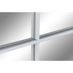 Vggspegel Home ESPRIT Vit Fnster Scandi 122 x 2 x 122 cm