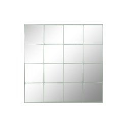 Vggspegel Home ESPRIT Grn Fnster Scandi 122 x 2 x 122 cm