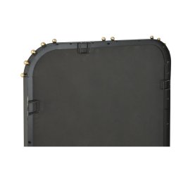 Vggspegel Home ESPRIT Svart Gyllene Modern