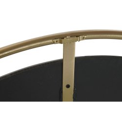 Vggspegel Home ESPRIT Gyllene 90 x 2 x 90 cm