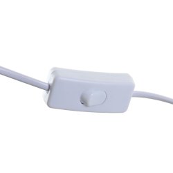 Bordslampa Home ESPRIT Vit Gyllene 50 W 220 V