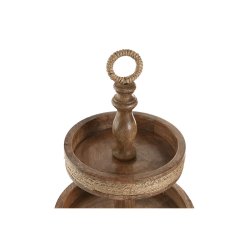 Bordsdekoration Home ESPRIT Brun Snre Mangotr 38 x 38 x 63 cm
