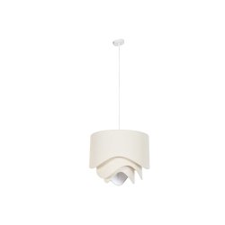 Taklampa Home ESPRIT Beige Metall 50 W 50 x 50 x 38 cm