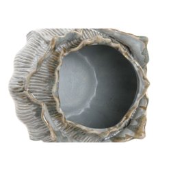 Vas Home ESPRIT Krm Keramik Lv av en vxt 22 x 22 x 19 cm