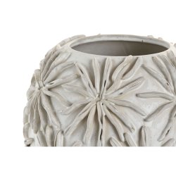 Vas Home ESPRIT Vit Keramik Traditionell stil Lv av en vxt 27