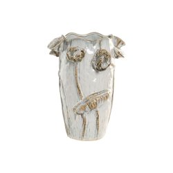 Vas Home ESPRIT Bl Vit Keramik 27 x 27 x 35 cm