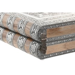 Smyckeskrin Home ESPRIT Silvrig Naturell Tr Aluminium 22,5 x 18