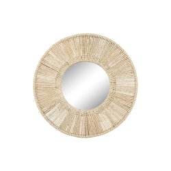 Vggspegel Home ESPRIT Naturell Cottage 73 x 7 x 73 cm