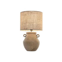 Lampskrm Home ESPRIT Ljusbrun Jute Metall 40 x 40 x 28 cm (2 an