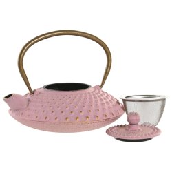 Tekanna Home ESPRIT Vit Rosa Rostfritt stl Jrn (2 antal)