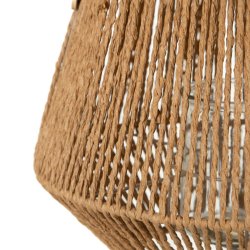Lykta 33 x 33 x 27 cm Ljusstakar Naturell Naturliga fibrer