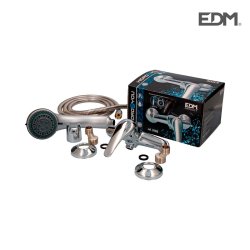 Blandare EDM 01163 a7200-x Silvrig Rostfritt stl Mssing Zink 1