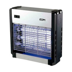 Elektrisk insektsjagare EDM 06011 Svart Silvrig 12 W 25,5 x 9 x