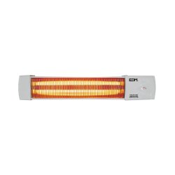 Kvartsvrmare EDM 07103 07103 Vit Gr 600-1200 W Bad