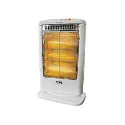 Kvartsvrmare EDM 07117 07117 Vit 1200 W