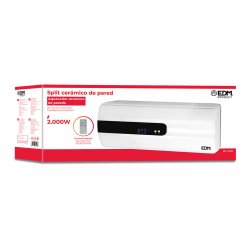Keramisk delad vrmeflkt fr vgg EDM 07206 Vit 1000-2000 W 100