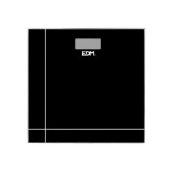 Digital Badrumsvg EDM 07521 Svart Glas 180 kg