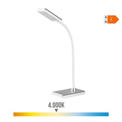 Skrivbordslampa EDM 30115 Silvrig polypropen 7 W 400 lm 9 x 13 x