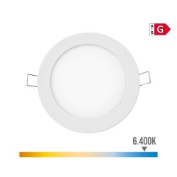 Inbyggt spotlight EDM 31601 Downlight A G 6 W 320 Lm (6400 K)