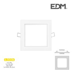 Inbyggt spotlight EDM 31606 Downlight A G 6 W 320 Lm (4000 K)